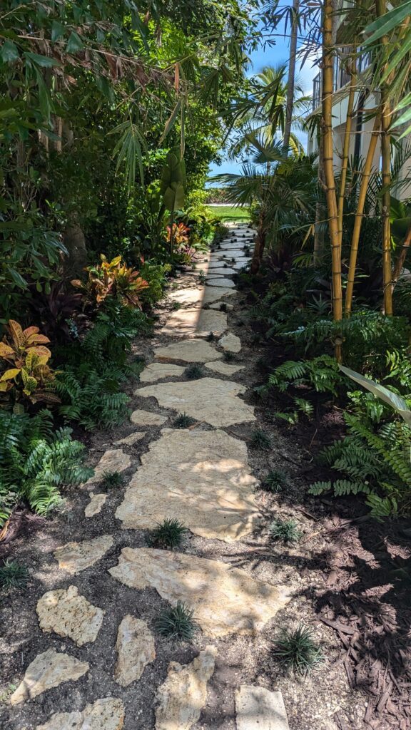 Landscaping installation by Dot Palm Landscaping