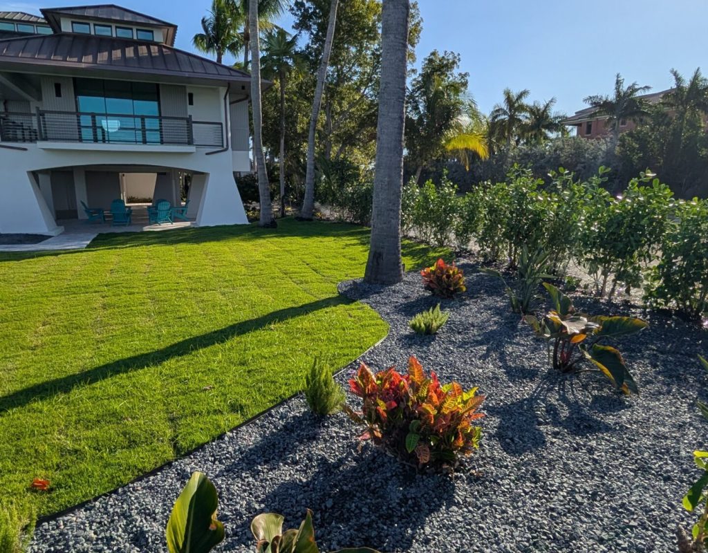 Landscape Installation by Dot Palm in Marathon FL